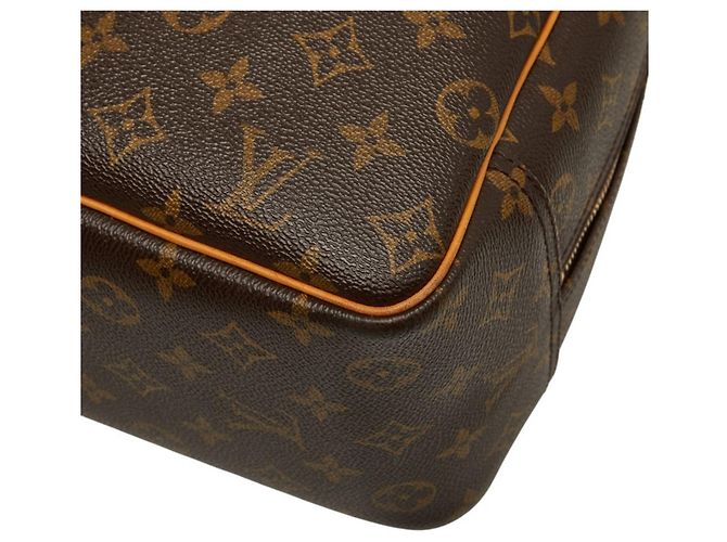 Borsa Louis Vuitton Monogram Deauville M47270 Marrone - vista 8