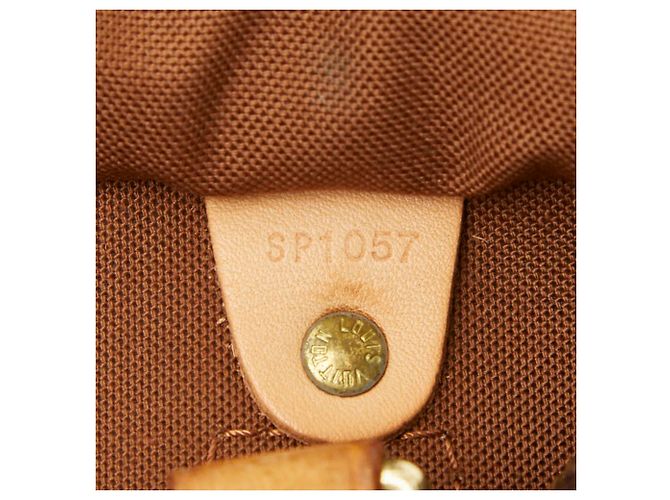 Louis Vuitton Monogram Speedy 25 Mini Boston Bag Marrone - vista 11