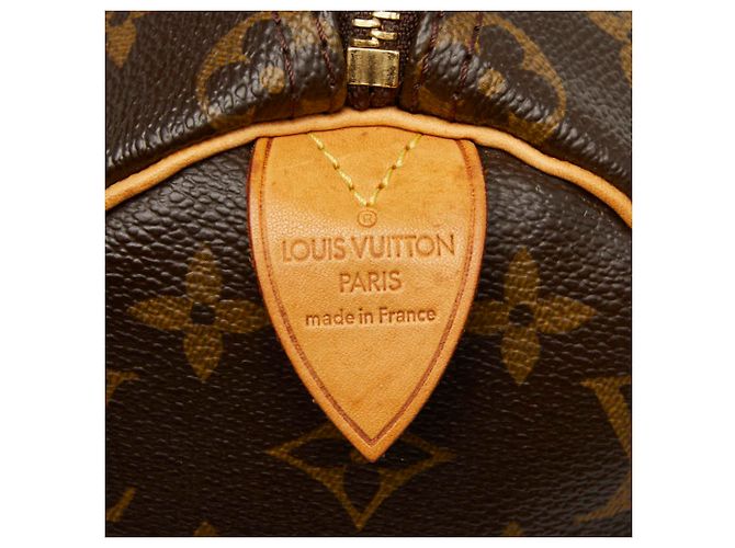 Louis Vuitton Monogram Speedy 25 Mini Boston Bag Marrone - vista 12