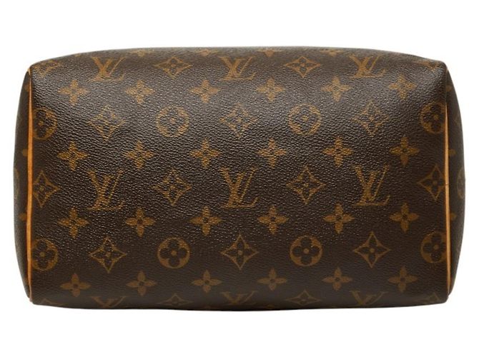 Louis Vuitton Monogram Speedy 25 Mini Boston Bag Marrone - vista 3