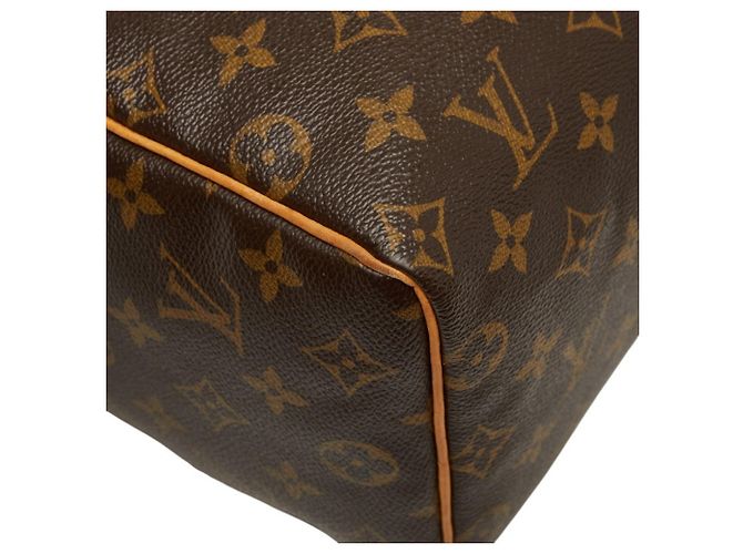 Louis Vuitton Monogram Speedy 25 Mini Boston Bag Marrone - vista 5