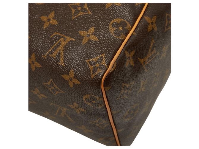 Louis Vuitton Monogram Speedy 25 Mini Boston Bag Marrone - vista 6