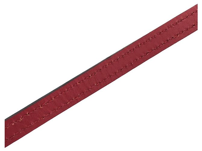 Pochette da spiaggia Louis Vuitton Denim Monogram Rosso Blu - vista 9