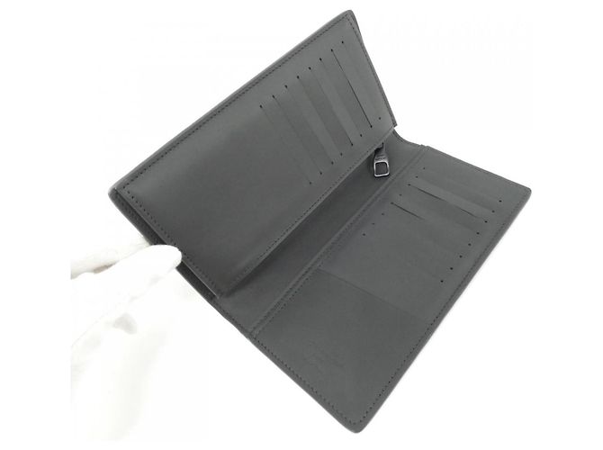 Portafoglio Louis Vuitton Taurillon Monogram Brazza Nero - vista 2
