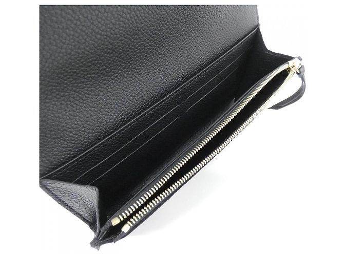 Portafoglio Louis Vuitton Bicolor Monogram Empreinte Nero Beige - vista 3