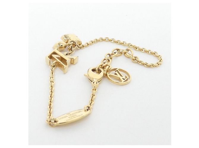 Bracciale Charm Lulugram Louis Vuitton Marrone D'oro - vista 3
