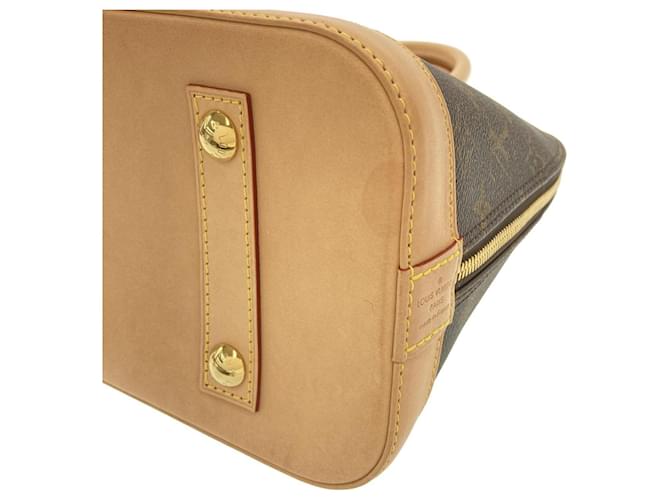 Borsa Louis Vuitton Monogram Alma PM Marrone - vista 3