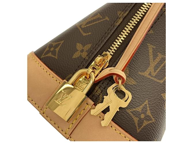 Borsa Louis Vuitton Monogram Alma PM Marrone - vista 4