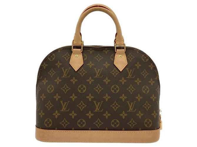 Borsa Louis Vuitton Monogram Alma PM Marrone - vista 2
