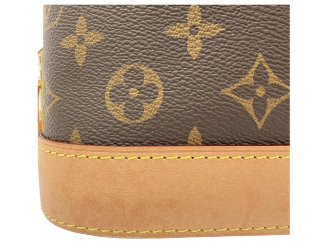 Borsa Louis Vuitton Monogram Alma PM Marrone - vista 5