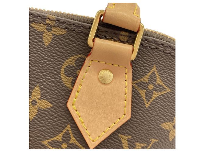 Borsa Louis Vuitton Monogram Alma PM Marrone - vista 6