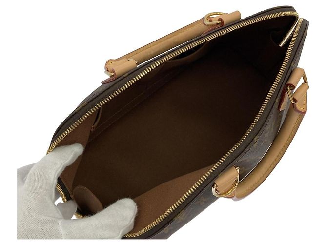 Borsa Louis Vuitton Monogram Alma PM Marrone - vista 9