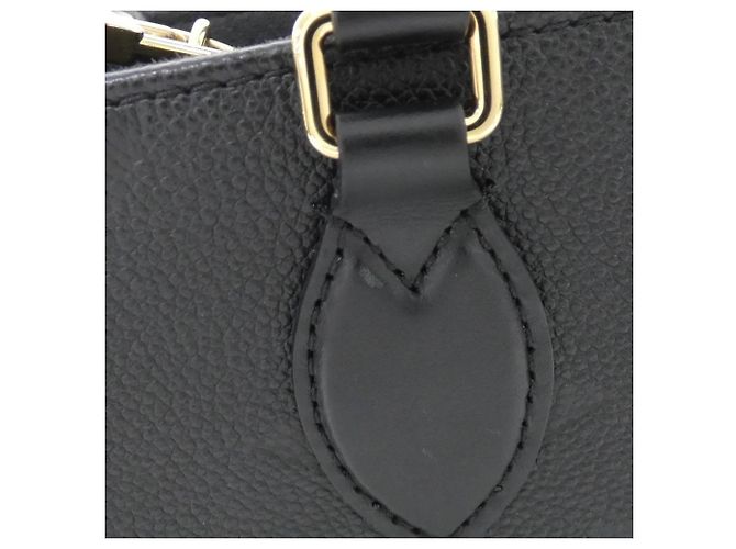 Borsa Louis Vuitton Monogram Empreinte OnTheGo PM Nero - vista 5