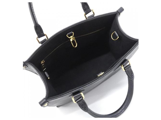 Borsa Louis Vuitton Monogram Empreinte OnTheGo PM Nero - vista 7