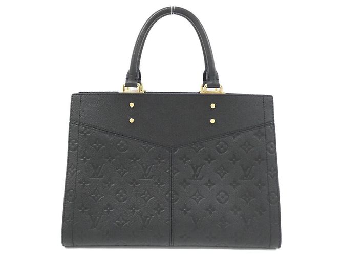 Borsa Louis Vuitton Monogram Empreinte Three MM Nero - vista 2