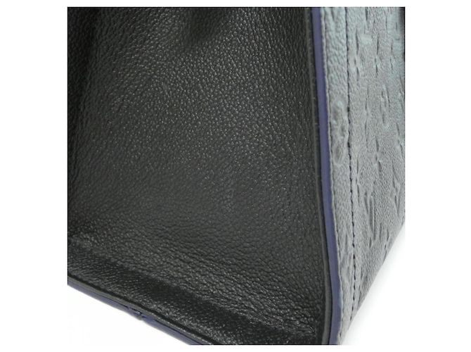 Borsa Louis Vuitton Monogram Empreinte Three MM Nero - vista 4
