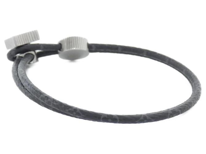 Pulsera Charm Louis Vuitton Monogram Eclipse Negro - vista 2