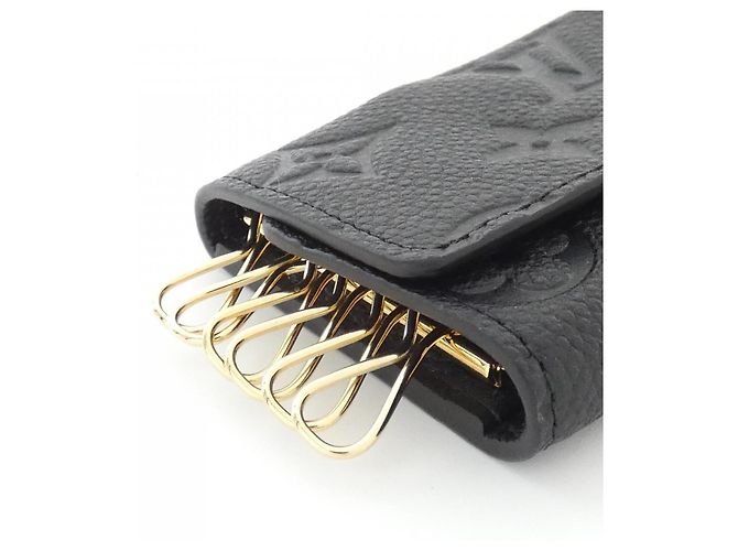 Porta-chaves Monogram Empreinte Louis Vuitton Preto - vista 2