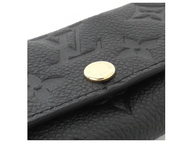 Porta-chaves Monogram Empreinte Louis Vuitton Preto - vista 3
