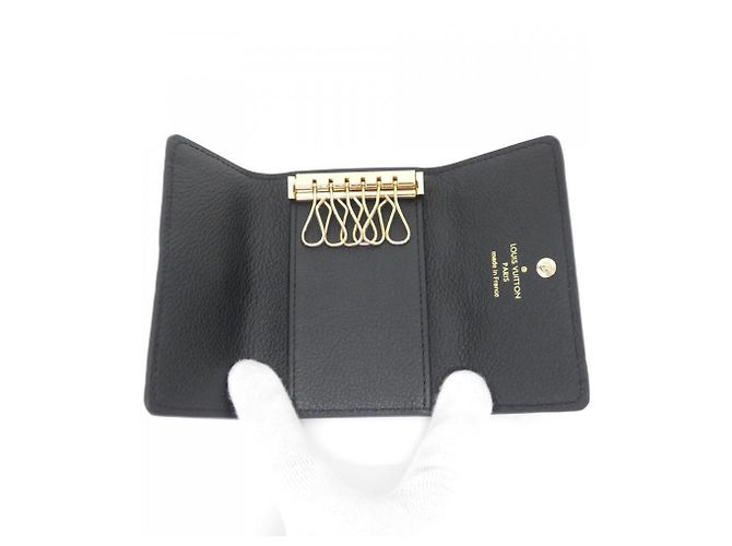 Porta-chaves Monogram Empreinte Louis Vuitton Preto - vista 4