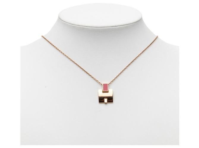 Hermès Eileen Halskette Hermes Pink Golden - Ansicht 5