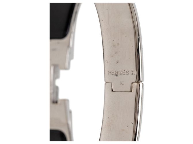 Hermès Pulsera Click H PM Hermes Negro Plata - vista 5