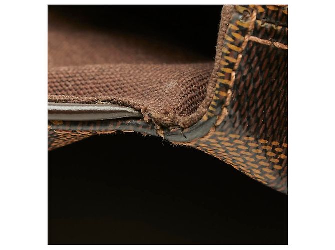 Borsa a Spalla Louis Vuitton Damier Brooklyn MM Marrone - vista 6