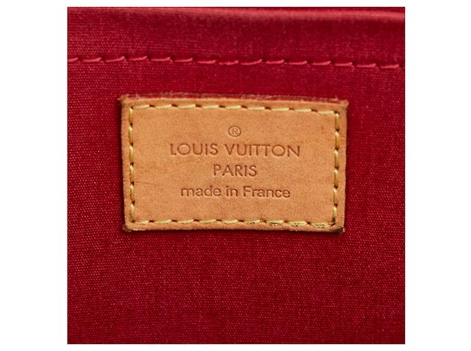 Borsa Louis Vuitton Monogram Vernis Rosewood Avenue Rosso - vista 11