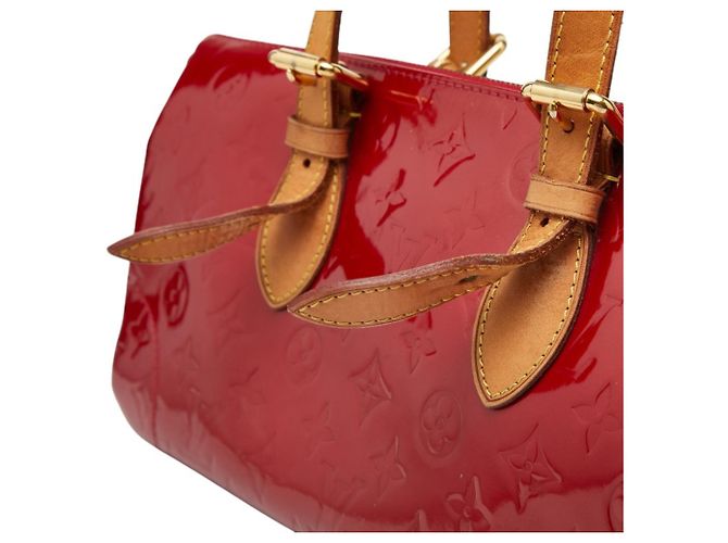 Borsa Louis Vuitton Monogram Vernis Rosewood Avenue Rosso - vista 4