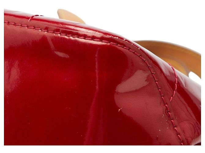 Borsa Louis Vuitton Monogram Vernis Rosewood Avenue Rosso - vista 6