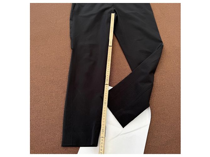 Prada Black Wool Blend Tailored Trousers - view 10