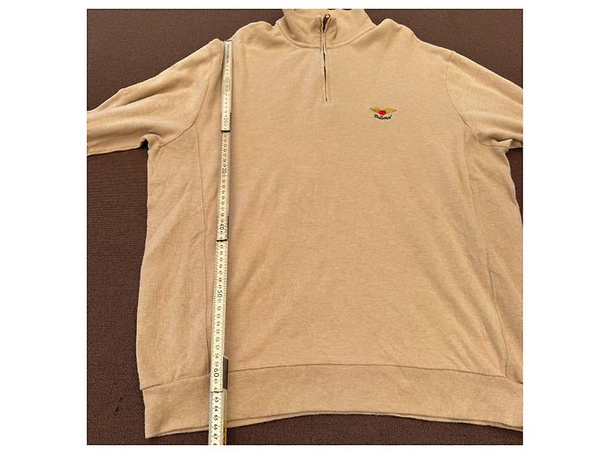 Ralph Lauren Polo Golf Quarter-Zip Pullover - Beige - Ansicht 7