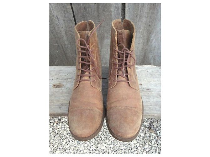 Autre Marque Botines de cuero Camper Marrones Marrón claro - vista 3