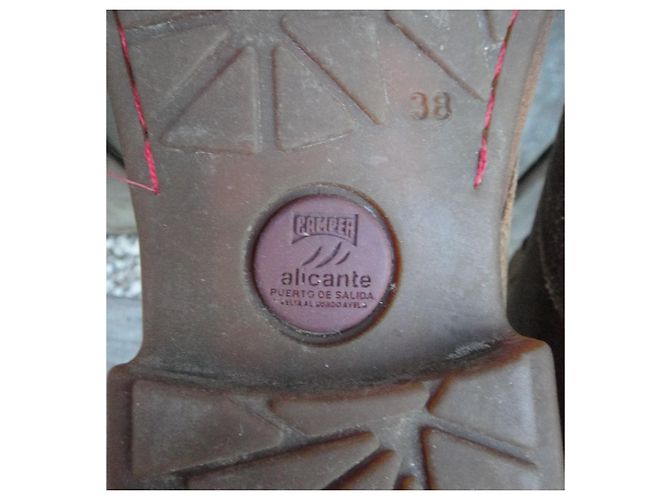 Autre Marque Botines de cuero Camper Marrones Marrón claro - vista 6