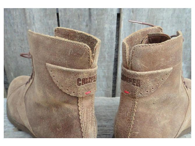 Autre Marque Botines de cuero Camper Marrones Marrón claro - vista 9