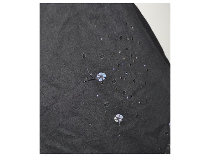 Autre Marque Max&Co schwarzes Pailletten-Midikleid - Ansicht 2
