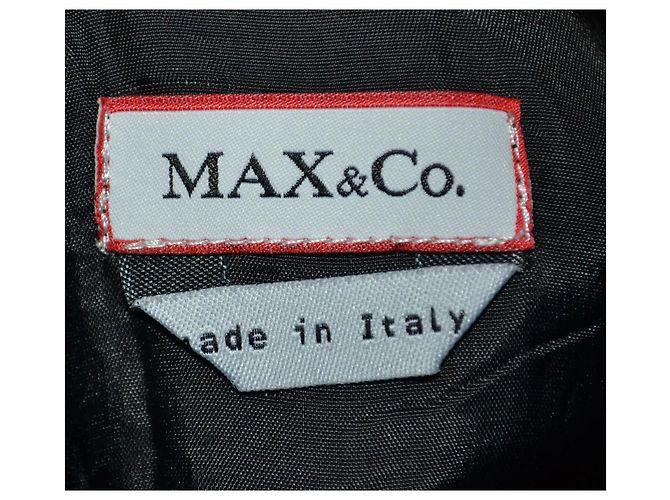 Autre Marque Max&Co schwarzes Pailletten-Midikleid - Ansicht 5