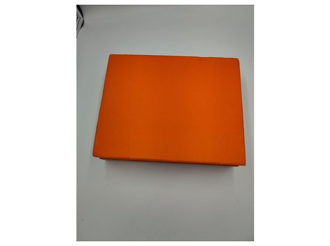 Oran orangefarbene Ledersandalen Hermès * Größe 38 * - Ansicht 11