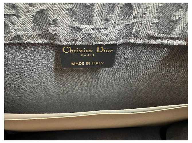 Dior Book Tote Medium Shopper Dior Oblique Canvas Grau Anthrazitgrau - Ansicht 5