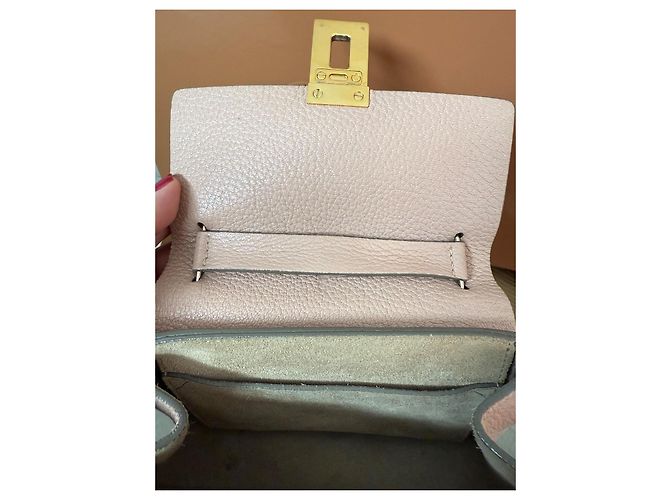 Chloé Borsa a tracolla Drew in pelle rosa cipria - vista 10