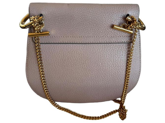 Chloé Borsa a tracolla Drew in pelle rosa cipria - vista 2