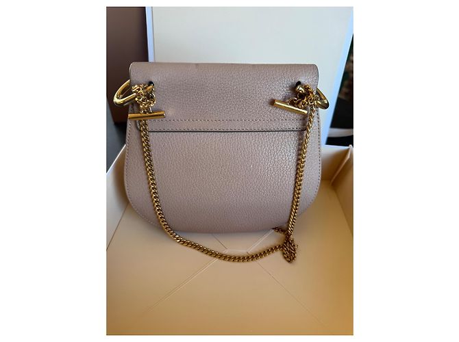 Chloé Borsa a tracolla Drew in pelle rosa cipria - vista 4