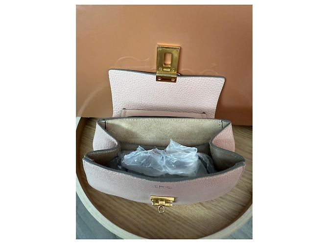 Chloé Borsa a tracolla Drew in pelle rosa cipria - vista 8