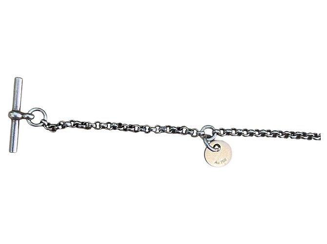Bracciale Hermès Ex-Libris Small Model SH in Oro Rosa/Hardware Argento - vista 2