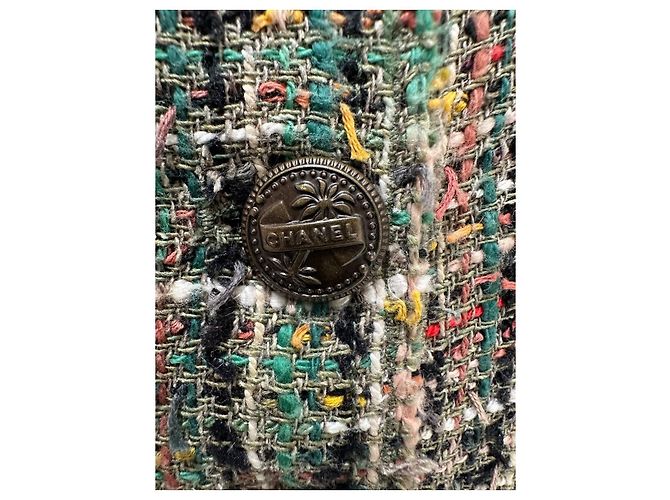 Mono de Tweed Timeless Chanel 2017 FR 38 De segunda mano - vista 3