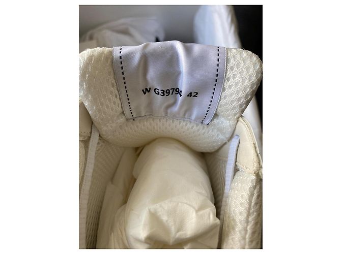Sneakers Chanel CC Logo Mesh Bianco Argento - vista 5
