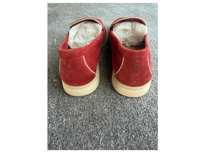 Loro Piana Mocassini Summer Walk Rossi Rosso - vista 6
