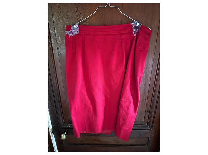 Tailleur de marca Céline de manga curta num vermelho vibrante! - vista 6