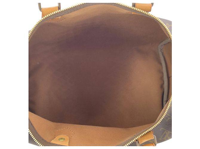 Louis Vuitton Bolsa Duffle Speedy 35 em Canvas Monogram Vintage M41524 Marrom - vista 5