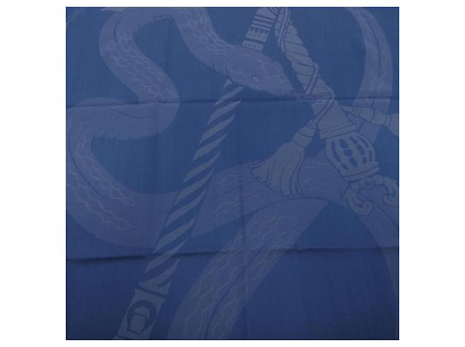 Stola Hermès 393836T Blu Blu navy - vista 5